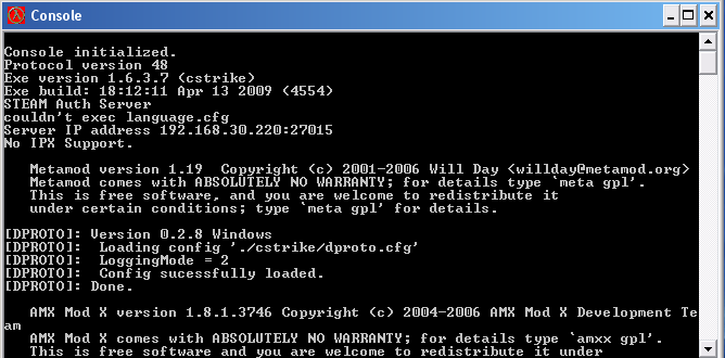 Counter-Strike: Universal Server (v.1.6) PC (Error file format: .jpg)