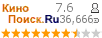:7.6 : 36,666 