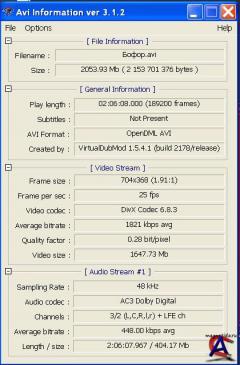 AviInfo v.3.1.2