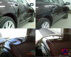      / Removing the small dents with car