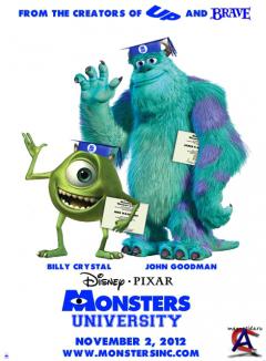   3D/ Monsters University 3D