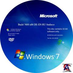 Windows 7 Build 7601 (x86) SP1 (Escrow) DE-EN-RU Staforce Team