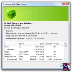 Dr.Web Anti-virus & Security Space Pro  6.00.2.07290