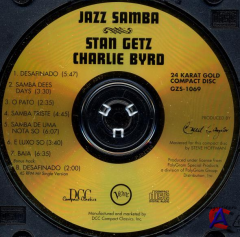 Stan Getz / Charlie Byrd - Jazz Samba ((1994 DCC 24 Karat Gold))