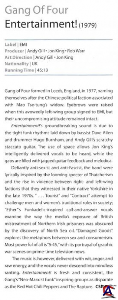 Gang Of Four - Entertainment!