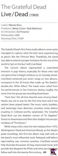 Grateful Dead - Live/Dead