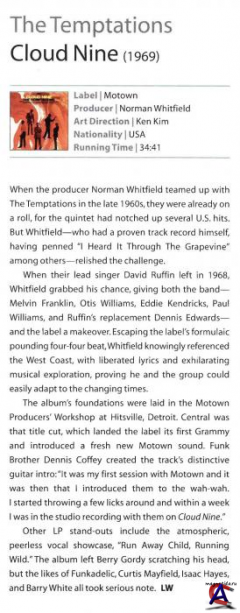The Temptations - Cloud Nine