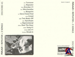 Fugazi - Repeater + 3 Songs