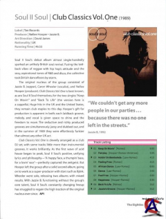 Soul II Soul - Club Classics Vol. One