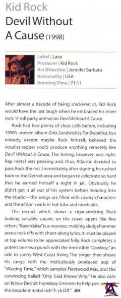 Kid Rock - Devil Without A Cause