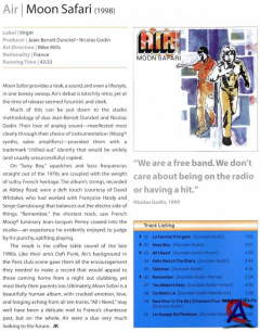 AIR French Band - Moon Safari (10th Anniversary Special Edition))