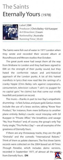 The Saints - Eternally Yours