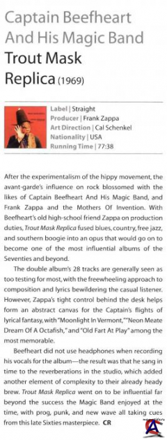 Captain Beefheart & His Magic Band - Trout Mask Replica