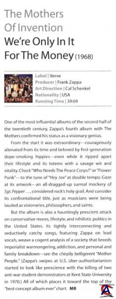 Frank Zappa nd The Mothers of Invention - Were Only In It For The Money
