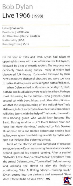 Bob Dylan - The Bootleg Series Vol.4 - Live 1966 - The "Royal Albert Hall" Concert