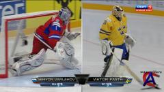 .  .  .  -  / Ice Hockey. World Championship. Group B. Russia - Sweden