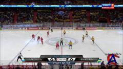 .  .  .  -  / Ice Hockey. World Championship. Group B. Russia - Sweden
