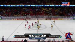 .  .  .  -  / Ice Hockey. World Championship. Group B. Russia - Sweden