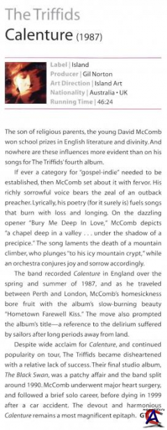 The Triffids - Calenture