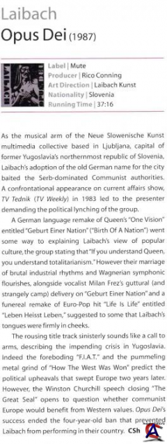 Laibach - Opus Dei