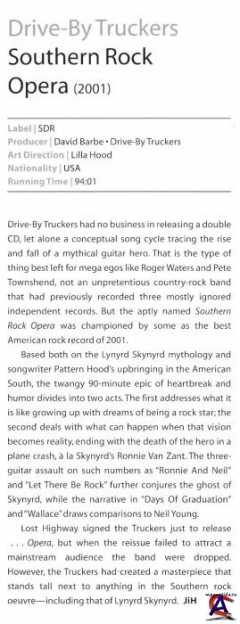 Drive-By Truckers - Southern Rock Opera
