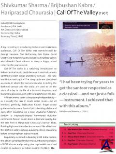 Shivkumar Sharma, Brijbushan Kabra nd Hariprasad Chaurasia - Call of the Valley