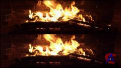   3D / Yule log 3D