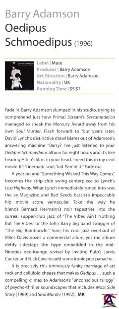 Barry Adamson - Oedipus Schmoedipus