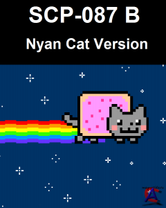 SCP-087-B Nyan Cat Version
