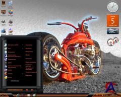 Windows 7 LeddHedd Harley Night Rod (ENG/RUS/x86)